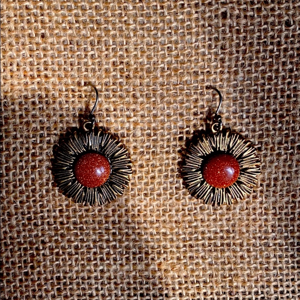 FOSSIL 🌼 Sunflower Earrings